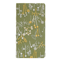 Nueva Margarita Floral tela bordada diario cuaderno escuela estudiante Tapa dura cubierta de tela nota libro papelería personalizado A6