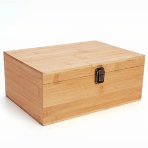 Caja rectangular de madera de bambú tamaño A4 hecha a mano para regalo, embalaje y almacenamiento para uso doméstico. - Product Image 5