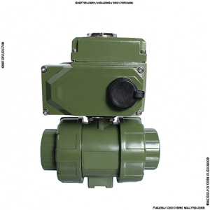 Válvula de Bola Eléctrica Mini de PVC COVNA con Motor de CC, Válvula de Bola de Doble Unión de PVC, Válvula de PVC Eléctrica, Ventana de 90 Días - Product Image 3