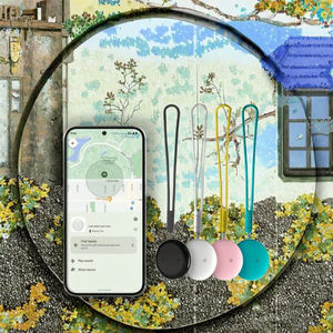 Localizador GPS Android Google Find My Device, Etiqueta de Plástico Impermeable Antipérdida, Localizador Inteligente para Cartera, Llaves, Tarjetas, Bicicletas, Equipaje - Product Image 2