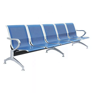 เก้าอี้พักคอยโรงพยาบาล PU 5 ที่นั่ง เก้าอี้สนามบิน เก้าอี้สาธารณะแบบมีคาน - Product Image 6