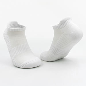 Chaussettes <span class=keywords><strong>de</strong></span> course d'été pour hommes, courtes, résistantes à l'usure, avec coussinets en tissu éponge, pour l'entraînement sportif, logo 2026 - Product Image 5