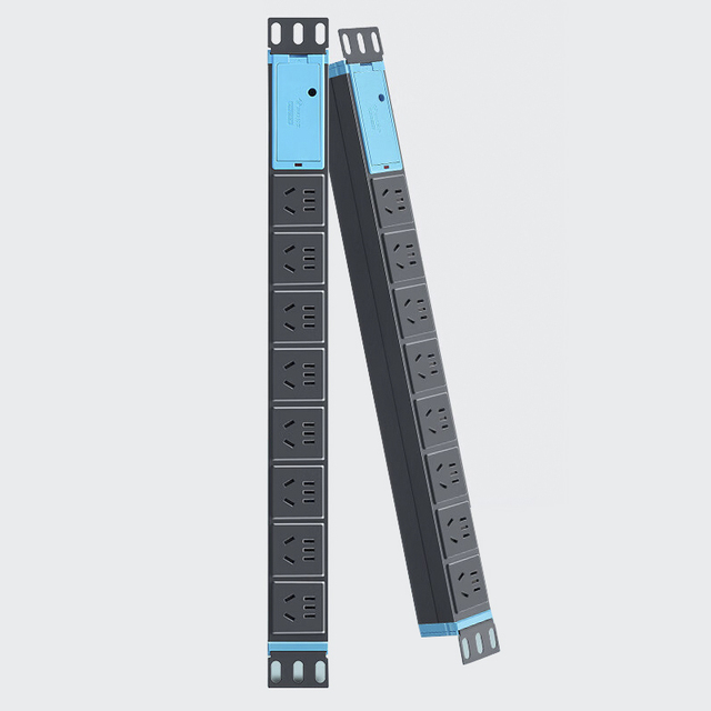 240V Power Distribution Unit 10 16A Accessory Rack 19inch PDU Breaker Metal Aluminium Copper Material for Server Racks 19inch
