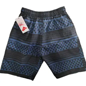 Men's Summer Shorts 920# Casual Drawstring Board Swim Trunks Cotton/Nylon/Knitted Fabric with Prints/Patterns Washed Finish