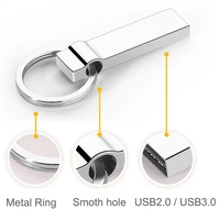 Logo personnalisé clé USB petite clé USB 1 Go 4 Go 8 Go 16 Go 32 Go 64 Go 2 Go de mémoire clé USB clés USB clés USB en métal clé USB pouce