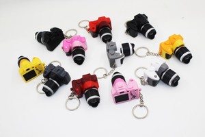 Ancy Màu sắc máy ảnh mini <span class=keywords><strong>LED</strong></span> Keychain đèn pin, siêu sáng vòng chìa khóa ánh Sáng Ngọn đuốc, pin bao gồm - Product Image 5