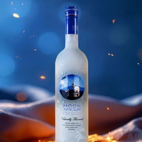 Vente Flash OEM ODM AMOR MOON Vodka 750ml 40% ABV Vodka Chinoise en Gros de Qualité Supérieure Lisse pour Cocktails