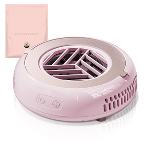 Colector de Polvo para Uñas, Ventilador de Bolsillo Rosa, Ligero, 6000 RPM, Ultra Pequeño, 3 Modos de Succión, 30 Filtros de Papel - Product Image 1