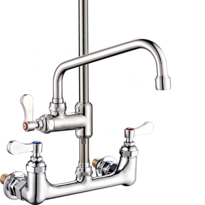 Grifo de preenjuague comercial montado en la pared resistente tipo EE. UU. De <span class=keywords><strong>restaurante</strong></span> de lujo para hotel 9928W-2 - Product Image 1