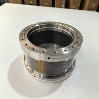 Joint d'expansion sous vide à bord soudé sur mesure, en acier inoxydable SS304/316 poli, soufflet flexible pour l'industrie des semi-conducteurs, directement de l'usine