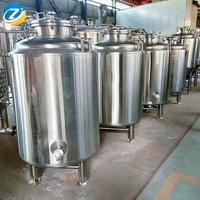 Système de brassage ZJ 300L en acier inoxydable 304 316L, cuve de fermentation pour la fabrication de la bière et la distillation d'alcool