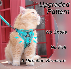Nouveau Harnais Poitrail Respirant et Ajustable en Nylon pour Chien, Style Gilet, avec Bordure en Fourrure, Imprimé Animal, Lavable, pour Chiens et Chats de Petite Taille - Product Image 6