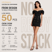 2026 Sommer Mode Elegantes Off-Shoulder V-Ausschnitt Wickelkleid mit Elastischem Doppelreihigem Bandage-Kleid