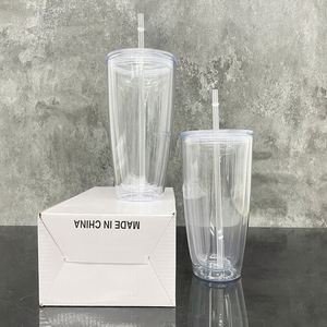 Vaso de Plástico de 25 oz con Tapa y Diseño de Globo de Nieve, Envolturas UV DTF para Decoración con Pedrería - Product Image 1
