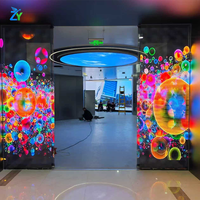 Module d'écran LED flexible à aimant souple P1.8-P4, panneau mural vidéo avec contrôle Wi-Fi, étanche IP31, pour publicité et décoration