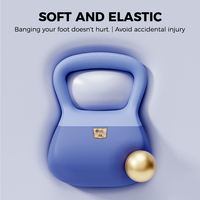 Logo personnalisé Soft Kettlebell Haltère Équipement de fitness à domicile pour hommes et femmes Musculation Poids libres