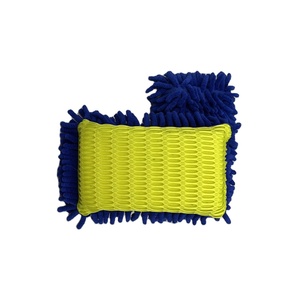 Éponge réutilisable en Microfibre, chiffon de nettoyage, éponge de lavage en Microfibre, éponge de nettoyage de voiture avec chiffon - Product Image 2