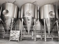 Cuves de fermentation de bière à double paroi en acier inoxydable 2500l