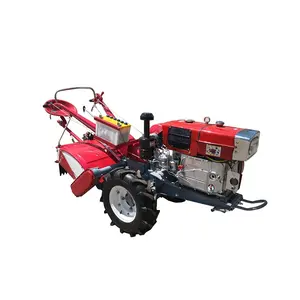 Industrial Machinery Walking Tractor 12hp 15hp 18hp 2WD 2 Wheel Hand Drive Tractor Machine For Sale