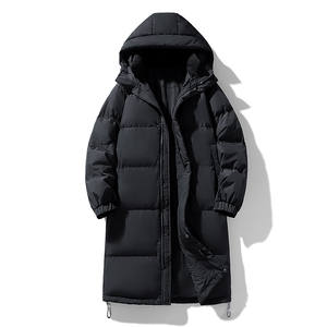 Manteau d'hiver personnalisé pour garçons, nouveau modèle ample et chaud, style couple, avec capuche épaisse, confortable et tendance. - Product Image 3