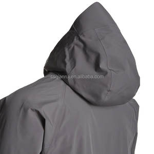 سترة خفيفة الوزن مقاومة للماء للاستخدام الخارجي مع بطانة فليس، سترة واقية من الرياح سريعة الفتح، معطف مطر بنمط مطبوع، سترة صيد بنمط التمويه - Product Image 6