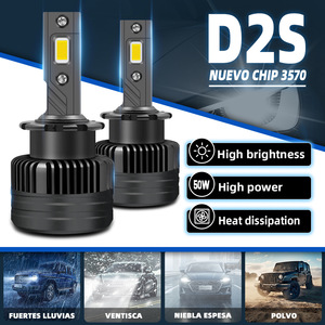 ไฟหน้ารถยนต์ LED D2S D4S 55W หลอดอลูมิเนียมสำหรับเปลี่ยนหลอด HID ใช้ทั่วไป - Product Image 4