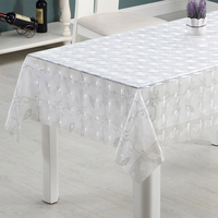 Nappe de table en EVA à motifs géométriques RNPT, motif moderne, imperméable, résistante à l'huile, protection pour table de cuisine