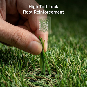 Gazon artificiel tissé à longue durée <span class=keywords><strong>de</strong></span> <span class=keywords><strong>vie</strong></span>, rouleau d'herbe synthétique imperméable, pelouse hybride pour terrain <span class=keywords><strong>de</strong></span> sport <span class=keywords><strong>de</strong></span> maternelle - Product Image 5