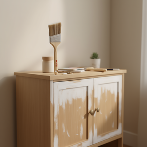 Juego de 12 pinceles angulares Vevor de 2.5 pulgadas con mango de madera para uso en interiores y exteriores, gabinetes, paredes, pinturas al óleo y tintes. - Product Image 2