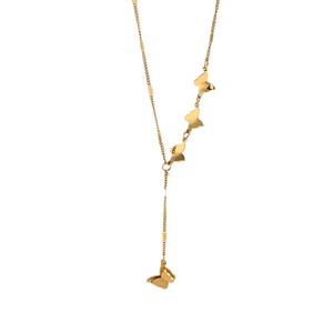 Collana con Ciondolo a Farfalla per Donne, Catena Minimalista per Clavicola, Gioiello di Moda Trendy per Uso Quotidiano - Product Image 5