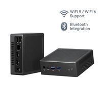 Mini PC con CPU N150, 1*DDR4-3200Mhz, M.2 2280 SSD, 2*HD, 1*RJ45, 2*USB 3.0, 1*USB 3.0 Tipo-C, Sistema Windows/Linux