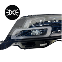 Phares LED automobiles ZWENJIN pour Land Rover Range Rover Sport L494 2018-2022, phares laser à quatre yeux LED 12V, feux LED pour voiture