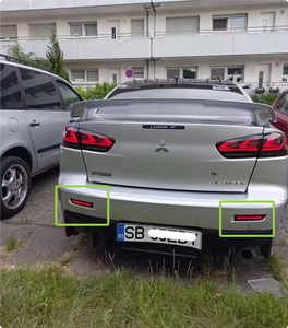 Đèn phản quang cản sau LED cho Mitsubishi LANCE EX Evolution X Outlander, đèn phanh, đèn xi nhan, 3 chức năng - Product Image 5