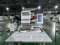 Machine à broder informatisée commerciale pour t-shirts, casquettes, vestes, usine de vêtements, système de broderie textile automatique multi-têtes
