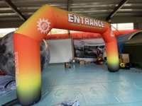 Arche gonflable carrée personnalisée pour compétition, gonflables publicitaires en Oxford imperméable pour portique de fin de marathon