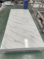 Feuille de pvc flexible 4x8 marbre alternatif feuille de pvc enduit uv