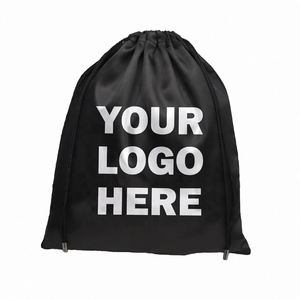 Custom Logo Satin <b>Drawstring</b> <b>Bag</b> for Hair Extensions Jewelry Luxury Gift Packaging Pouch Small Large Silk Sachet - Product Image 2