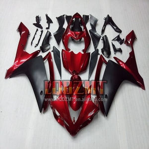 Carénage d'injection pour YAMAHA YZF1000 YZF Rouge Blanc <span class=keywords><strong>R1</strong></span> R 1 1000 CC YZFR1 07 08 166No.5 YZF-1000 YZF-<span class=keywords><strong>R1</strong></span> <span class=keywords><strong>2007</strong></span> 2008 Kit de carrosserie OEM - Product Image 6