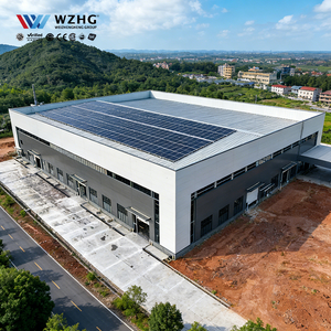 Abri industriel en acier galvanisé au design moderne avec surface peinte anti-rouille Durée de vie de 50 ans Certifié ISO9001 Prêt à être expédié - Product Image 1