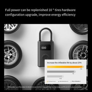 Compresor de Aire para Auto Mijia Air Pump 2, Detección de Presión de Neumáticos, Parada Automática, Inflado Multimodo, Carga Rápida, LED, Plástico - Product Image 3