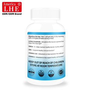 Fabricante de Suplementos Vitamínicos y Minerales para la Vista, 90 Cápsulas Blandas de Vitaminas y Minerales para el Cuidado de la Visión - Product Image 2