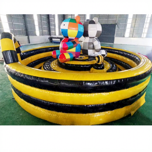 Castillo Inflable Redondo para Fiestas, Tipo Moonwalk, Material de PVC, Certificado CE, Uso Comercial, Castillo Inflable para Fiestas - Product Image 1