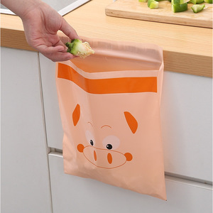 Sac poubelle auto-adhésif portable pour voiture, sac de rangement pliable et scellable épaissi pour le nettoyage de la voiture - Product Image 3