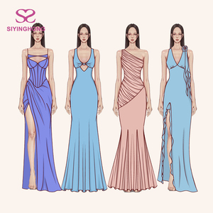 Nuevo diseño de alta calidad Etiqueta Privada Oem Odm logotipo personalizado mujeres diseñador ropa fabricantes venta al por mayor vestido personalizado - Product Image 1