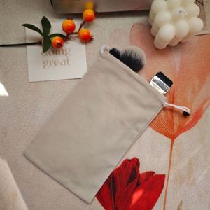 Wholesale Custom Logo Print Design Velvet Drawstring <b>Bags</b> Travel Makeup Jewelry Gift <b>Dust</b> Pouch - Product Image 4