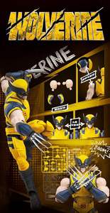 บล็อกกี้-มาร์เวล สำหรับเด็ก & วูล์ฟเวอรีน-แชมเปี้ยน คลาส-05 ชุดโมเดลวูล์ฟเวอรีนทำจากพีวีซี-สำหรับเด็กอายุ 0-24 เดือน - Product Image 5