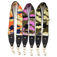 MeeTee B-S140 Neue Zurück Schulter Gürtel Niet Leder Gewebt Zubehör Shiny Camouflage Tasche Strap