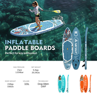 Planche de surf gonflable portable SUP pour la planche à pagaie, fournie directement par l'usine en gros