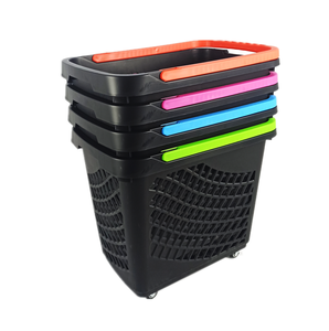 <span class=keywords><strong>Panier</strong></span> à provisions en plastique personnalisable pour magasin de détail pour la commodité de rouleau - Product Image 1