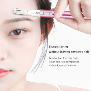 Depiladora Corporal Completa Sin Dolor, Recortadora de Vello Facial Eléctrica, Depiladora de Cejas con Peine - Product Image 4